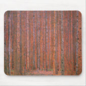 Gustav Klimt Fir Forest Tannenwald Rote Bäume Mousepad (Vorne)