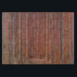 Gustav Klimt Fir Forest Tannenwald Rote Bäume Schneidebrett<br><div class="desc">Vintager Gustav Klimt Fir Forest - Jugendstil Rote Bäume Diese wunderschöne Vintage Gemälde von Meister Gustav Klimt. Das Gemälde namens Tannenwald I zeigt uns eine wunderschöne Landschaft mit Roten Tannen, durch einen dichten Wald. Gustav Klimt fasste in diesem Landschaftsbild das Gefühl der Lebenskraft auf. Der Tannenwald wurde 1901, während der...</div>