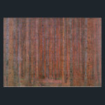Gustav Klimt Fir Forest Tannenwald Rote Bäume Schneidebrett<br><div class="desc">Vintager Gustav Klimt Fir Forest - Jugendstil Rote Bäume Diese wunderschöne Vintage Gemälde von Meister Gustav Klimt. Das Gemälde namens Tannenwald I zeigt uns eine wunderschöne Landschaft mit Roten Tannen, durch einen dichten Wald. Gustav Klimt fasste in diesem Landschaftsbild das Gefühl der Lebenskraft auf. Der Tannenwald wurde 1901, während der...</div>
