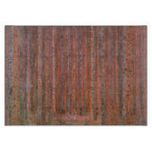 Gustav Klimt Fir Forest Tannenwald Rote Bäume Schneidebrett (Vorderseite)