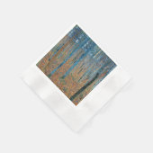 Gustav Klimt Fir Forest Tannenwald Rote Bäume Serviette (Ecke)