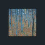 Gustav Klimt Fir Forest Tannenwald Rote Bäume Steinmagnet<br><div class="desc">Vintager Gustav Klimt Fir Forest - Jugendstil Rote Bäume Diese wunderschöne Vintage Gemälde von Meister Gustav Klimt. Das Gemälde namens Tannenwald I zeigt uns eine wunderschöne Landschaft mit Roten Tannen, durch einen dichten Wald. Gustav Klimt fasste in diesem Landschaftsbild das Gefühl der Lebenskraft auf. Der Tannenwald wurde 1901, während der...</div>