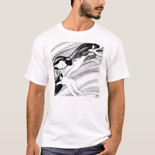 Gustav Klimt - Fisch Blut Surrealistische Japanisc T-Shirt