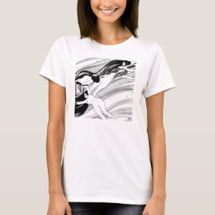 Gustav Klimt - Fisch Blut Surrealistische Japanisc T-Shirt