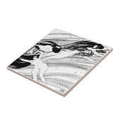 Gustav Klimt - Fischblut Surreal Japanische Kunst Fliese (Seite)