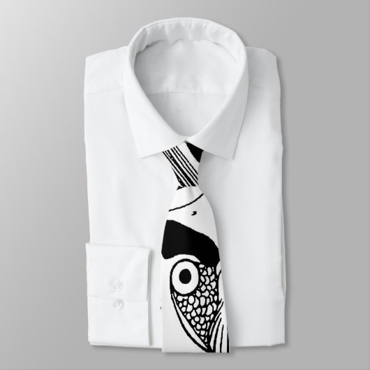 Gustav Klimt - Fischblut Surreal Japanische Kunst Krawatte (Gebunden)