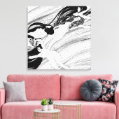 Gustav Klimt - Fischblut Surreal Japanische Kunst Leinwanddruck (Insitu (Wohnzimmer))