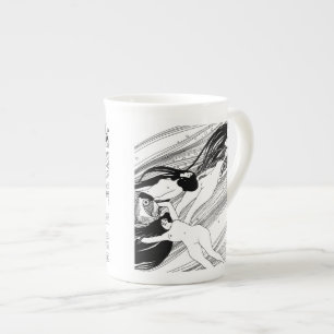 Gustav Klimt - Fischblut Surreal Japanische Kunst Porzellantasse