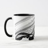 Gustav Klimt - Fischblut Surreal Japanische Kunst Tasse (Links)