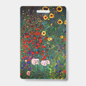 Gustav Klimt Flower Garden Ausweis (Rückseite)