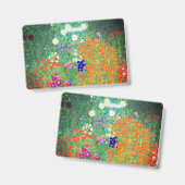 Gustav Klimt Flower Garden Ausweis (Vorder- & Rückseite)