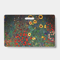 Gustav Klimt Flower Garden