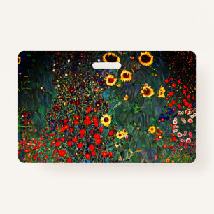 Gustav Klimt Flower Garden Ausweis