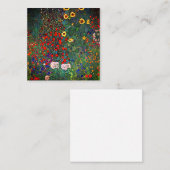 Gustav Klimt Flower Garden Begleitkarte (Vorne/Hinten)