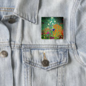 Gustav Klimt Flower Garden Button (Beispiel)