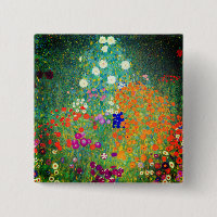 Gustav Klimt Flower Garden