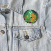 Gustav Klimt Flower Garden Button (Beispiel)