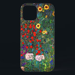 Gustav Klimt Flower Garden Case-Mate iPhone Hülle<br><div class="desc">iPhone Case mit Gustav Klimts Ölgemälde Farm Garden mit Sonnenblumen (1907). Ein wunderschöner Garten mit Sonnenblumen und exquisiten blauen,  roten,  lila,  rosa und weißen Blume. Ein großartiges Geschenk für Jugendliche und österreichische Kunstliebhaber.</div>