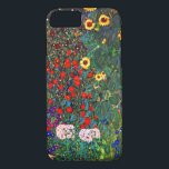 Gustav Klimt Flower Garden Case-Mate iPhone Hülle<br><div class="desc">iPhone Case mit Gustav Klimts Ölgemälde Farm Garden mit Sonnenblumen (1907). Ein wunderschöner Garten mit Sonnenblumen und exquisiten blauen,  roten,  lila,  rosa und weißen Blume. Ein großartiges Geschenk für Jugendliche und österreichische Kunstliebhaber.</div>