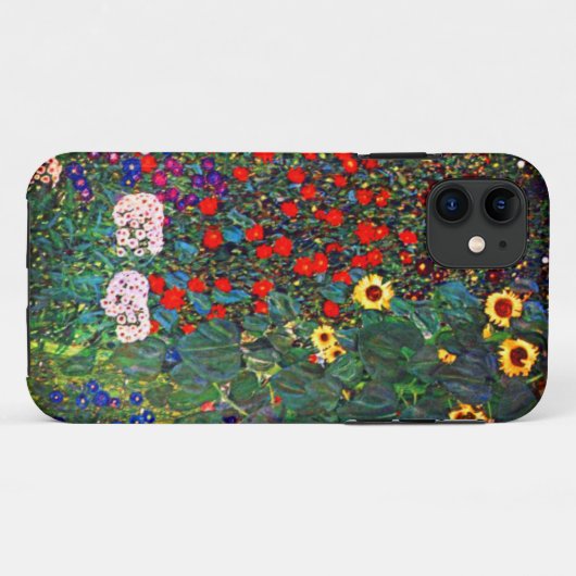 Gustav Klimt Flower Garden Case-Mate iPhone Hülle (Rückseite (Horizontal))