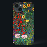 Gustav Klimt Flower Garden Case-Mate iPhone Hülle<br><div class="desc">iPhone Case mit Gustav Klimts Ölgemälde Farm Garden mit Sonnenblumen (1907). Ein wunderschöner Garten mit Sonnenblumen und exquisiten blauen,  roten,  lila,  rosa und weißen Blume. Ein großartiges Geschenk für Jugendliche und österreichische Kunstliebhaber.</div>