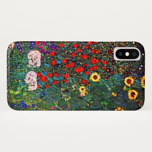 Gustav Klimt Flower Garden Case-Mate iPhone Hülle (Rückseite (Horizontal))