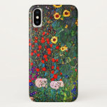 Gustav Klimt Flower Garden Case-Mate iPhone Hülle<br><div class="desc">iPhone Case mit Gustav Klimts Ölgemäldegarten mit Sonnenblumen (1907). Ein wunderschöner Garten mit Sonnenblumen und exquisiten blauen,  roten,  lila,  rosa und weißen Blume. Ein großartiges Geschenk für Jugendliche und österreichische Kunstliebhaber.</div>