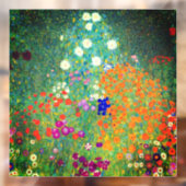Gustav Klimt Flower Garden Fensteraufkleber (Blatt 2)