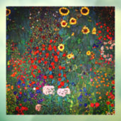 Gustav Klimt Flower Garden Fensteraufkleber (Blatt 3)