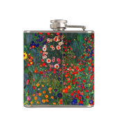 Gustav Klimt Flower Garden Flachmann (Rückseite)
