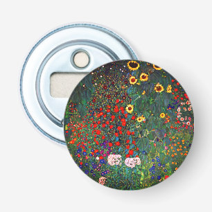 Gustav Klimt Flower Garden Flaschenöffner