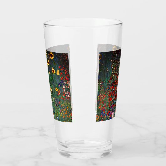 Gustav Klimt Flower Garden Glas (Links)