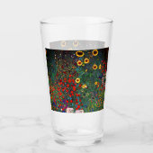 Gustav Klimt Flower Garden Glas (Vorderseite)