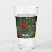 Gustav Klimt Flower Garden Glas (Rückseite)