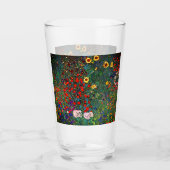 Gustav Klimt Flower Garden Glas (Vorderseite)