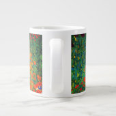 Gustav Klimt Flower Garden Jumbo-Tasse (Rückseite)