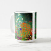 Gustav Klimt Flower Garden Kaffeetasse (Vorderseite Links)