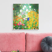 Gustav Klimt Flower Garden Leinwand Poster (Insitu (Wohnzimmer))