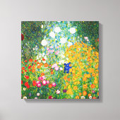 Gustav Klimt Flower Garden Leinwand Poster (Vorderseite)