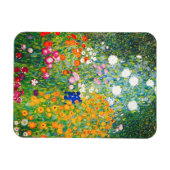 Gustav Klimt Flower Garden Magnet (Horizontal)
