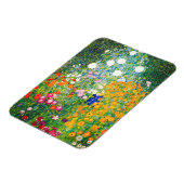 Gustav Klimt Flower Garden Magnet (Linke Seite)