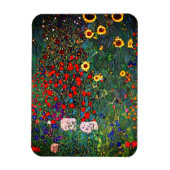 Gustav Klimt Flower Garden Magnet (Vertikal)