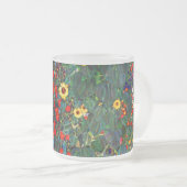 Gustav Klimt Flower Garden Mattglastasse (VorderseiteRechts)