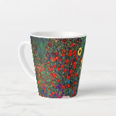 Gustav Klimt Flower Garden Milchtasse (Linke Ecke)