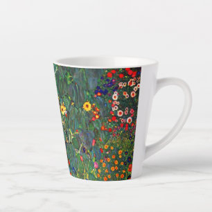 Gustav Klimt Flower Garden Milchtasse