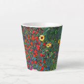 Gustav Klimt Flower Garden Milchtasse (Vorderseite)