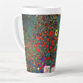 Gustav Klimt Flower Garden Milchtasse (Linke Ecke)