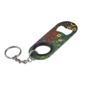 Gustav Klimt Flower Garden Mini Flaschenöffner (Vorderseite Schrägansicht)