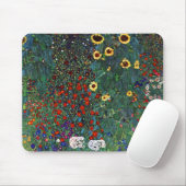 Gustav Klimt Flower Garden Mousepad (Mit Mouse)