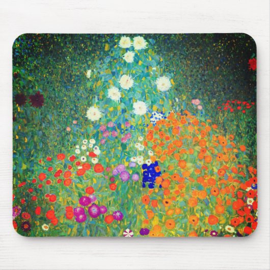 Gustav Klimt Flower Garden Mousepad (Vorne)